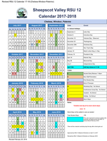 Important Information: Revised Calendar for this School Year