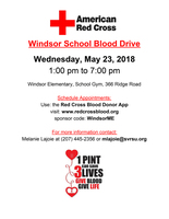 Blood Drive at Windsor School