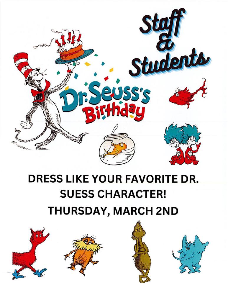 Celebrate Dr. Seuss Birthday | Chelsea Elementary School