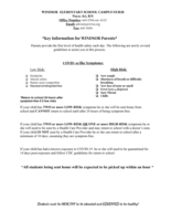 Covid 19 Parent Expectations