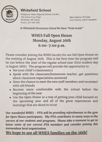 Back to School Open House